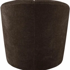 New WOOOD Mojo draaifauteuil ribstof Bruin