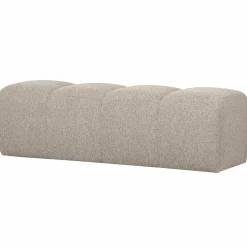 Hot WOOOD Mojo eetbankje 164 cm bouclé Beige melange