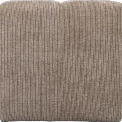 Clearance WOOOD Mojo eetbankje 84 cm met rugleuning ribstof donker zand Donkerzand