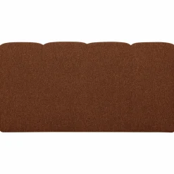 Discount WOOOD Mojo eetbankje 164 cm met rugleuning bouclé roestbruin mel Roestbruin melange