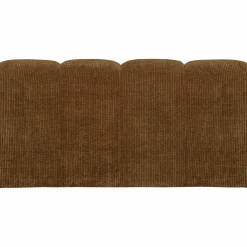 New WOOOD Mojo eetbankje 164 cm met rugleuning ribstof Honinggeel