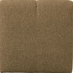 Outlet WOOOD Mojo eetbankje 84 cm met rugleuning bouclé Geel/bruin melange