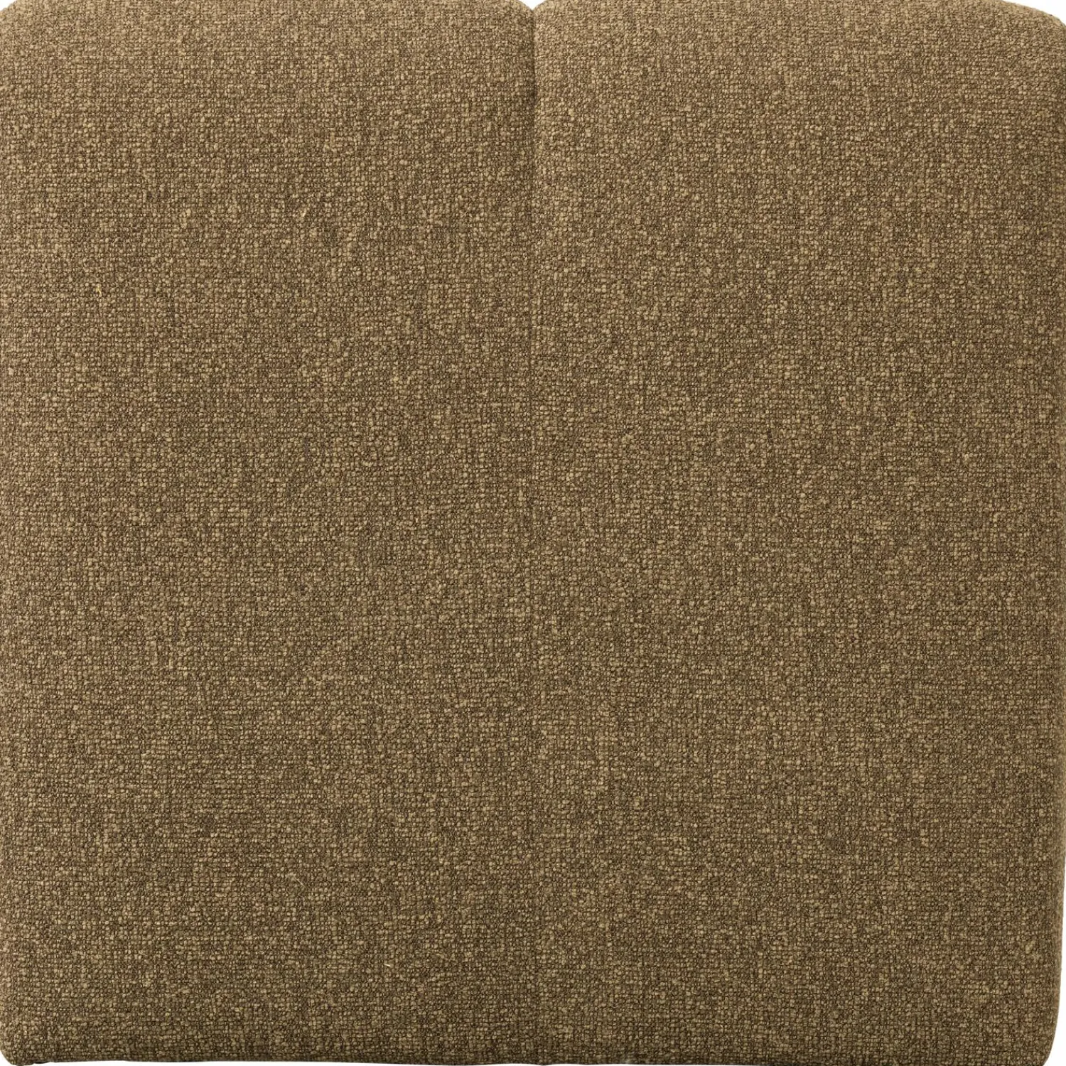 Outlet WOOOD Mojo eetbankje 84 cm met rugleuning bouclé Geel/bruin melange