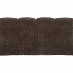 Sale WOOOD Mojo eetbankje 164 cm met rugleuning ribstof Bruin