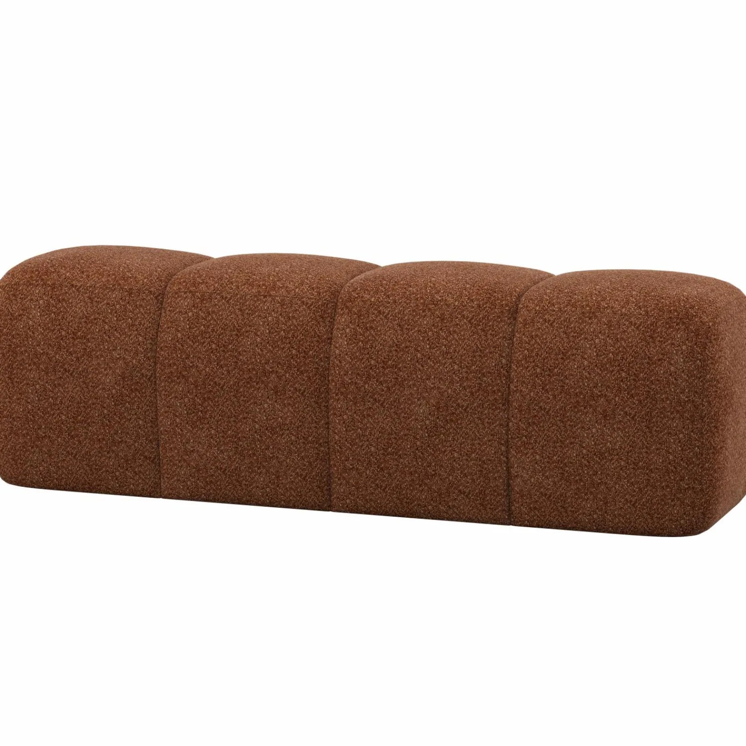 Best WOOOD Mojo eetbankje 164 cm wollig Roestbruin