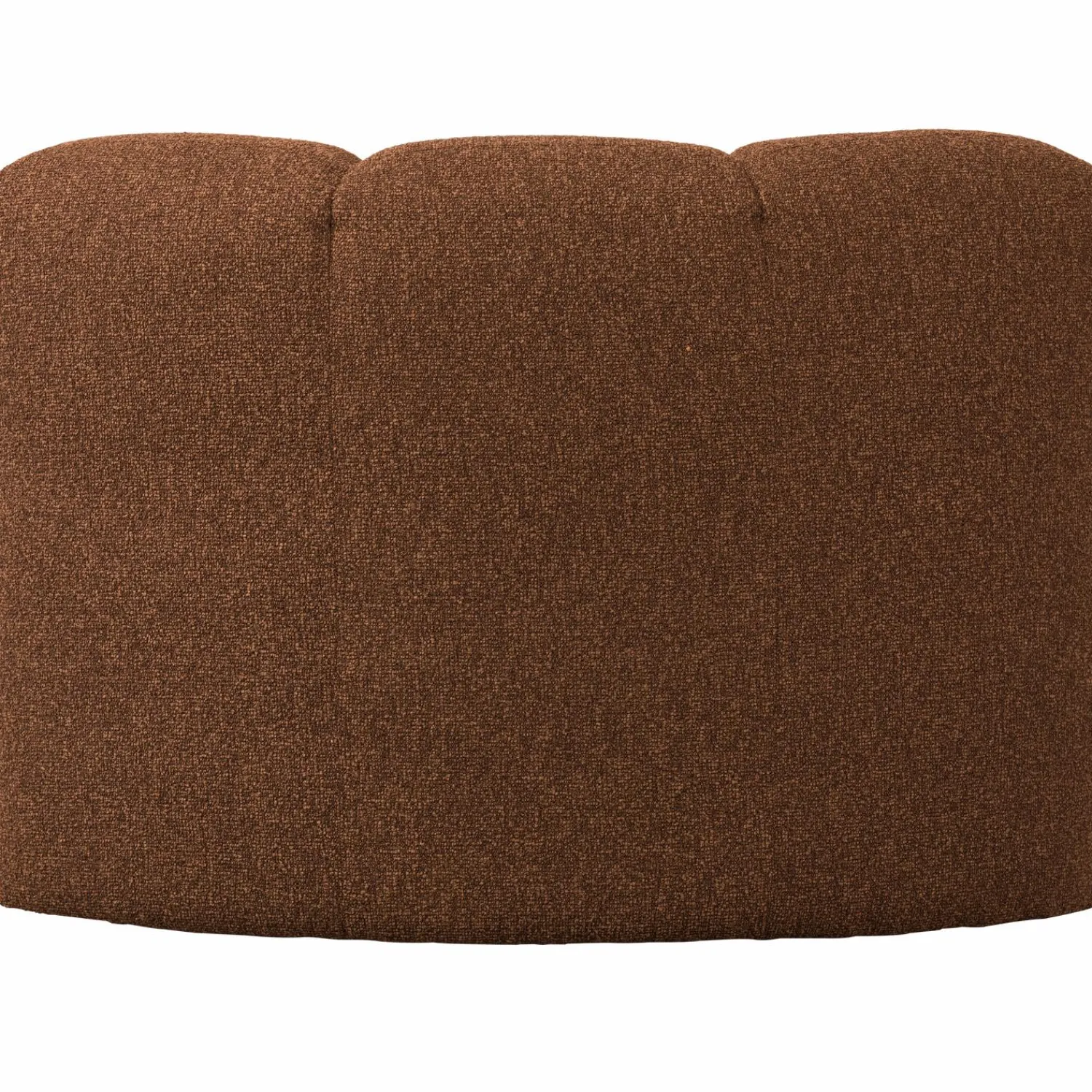 Hot WOOOD Mojo eetbankje hoek met rugleuning bouclé Roestbruin melange