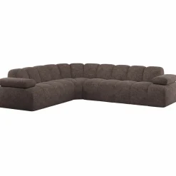 WOOOD Mojo hoekbank links wollig Bruin