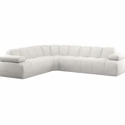 Clearance WOOOD Mojo hoekbank links wollig Ecru