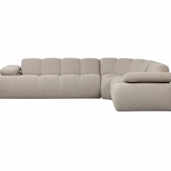 Hot WOOOD Mojo hoekbank rechts bouclé Beige melange
