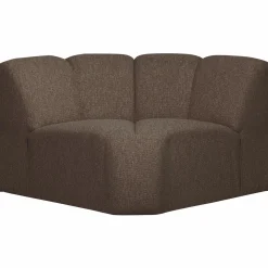 Hot WOOOD Mojo hoekelement bouclé Bruin melange