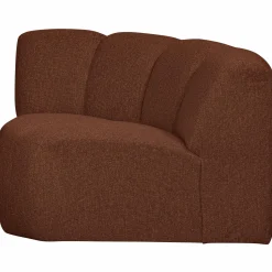 Discount WOOOD Mojo hoekelement bouclé Roestbruin melange