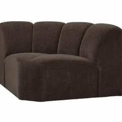 Outlet WOOOD Mojo hoekelement ribstof Bruin