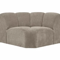 New WOOOD Mojo hoekelement ribstof Donkerzand