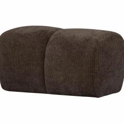 New WOOOD Mojo poef 45x84x64 cm ribstof Bruin