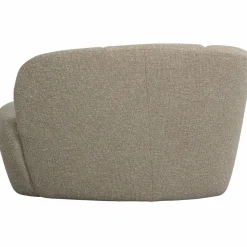 Hot WOOOD Mojo 2-zits bankje links bouclé Beige melange