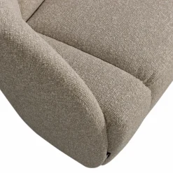 Hot WOOOD Mojo 2-zits bankje links bouclé Beige melange