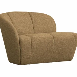 New WOOOD Mojo 2-zits bankje links bouclé Geel/bruin melange