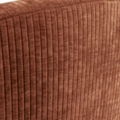 Outlet WOOOD Mojo 2-zits bankje links ribstof Roestbruin