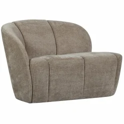 Discount WOOOD Mojo 2-zits bankje links ribstof donker zand Donkerzand