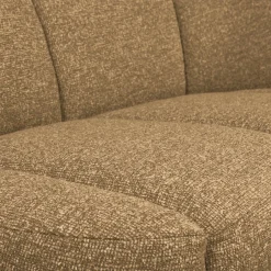 WOOOD Mojo 2-zits bankje rechts bouclé Geel/bruin melange