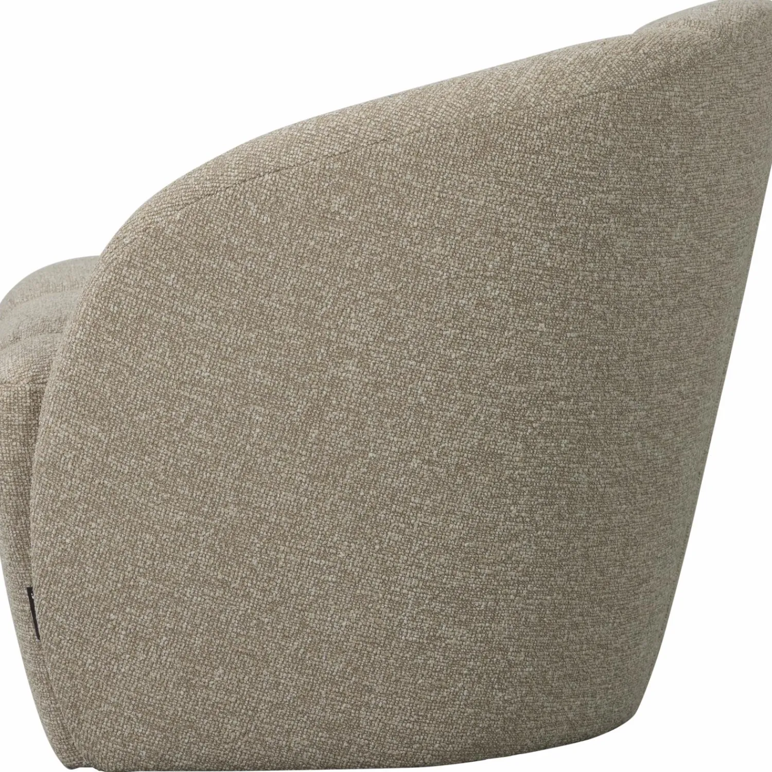 Hot WOOOD Mojo 2-zits bankje rechts bouclé Beige melange