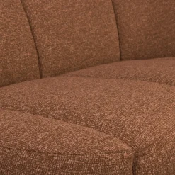 Sale WOOOD Mojo 2-zits bankje rechts bouclé Roestbruin melange