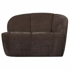 Clearance WOOOD Mojo 2-zits bankje rechts ribstof Bruin