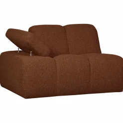 Sale WOOOD Mojo 1-zits element arm links bouclé Roestbruin melange