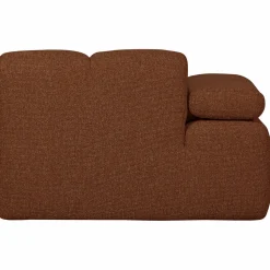 Sale WOOOD Mojo 1-zits element arm links bouclé Roestbruin melange