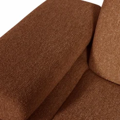 Sale WOOOD Mojo 1-zits element arm links bouclé Roestbruin melange