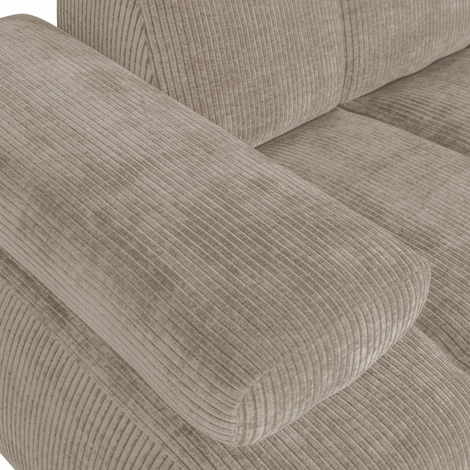 Online WOOOD Mojo 1,5-zits element arm links ribstof Donkerzand