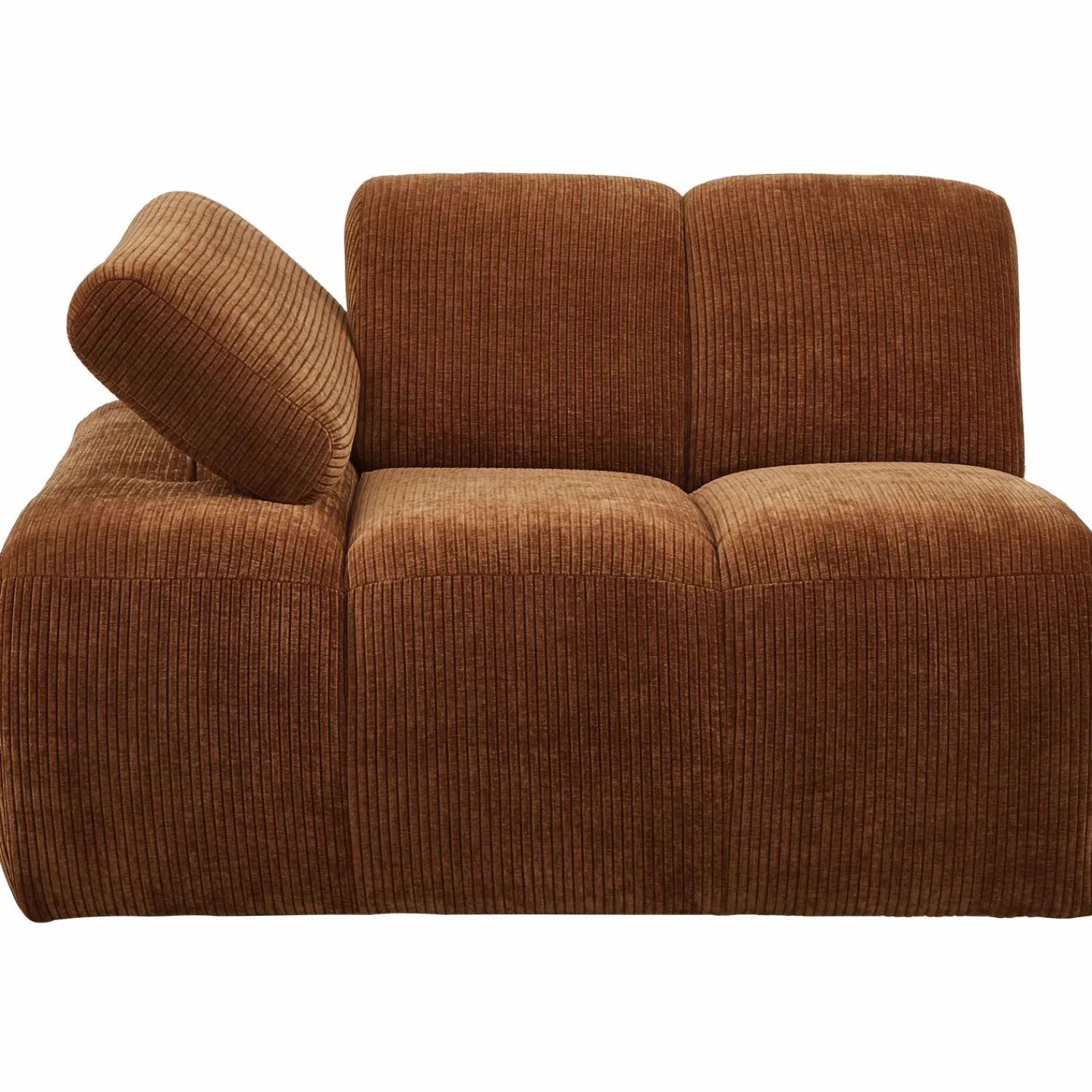 WOOOD Mojo 1-zits element arm links ribstof Roestbruin