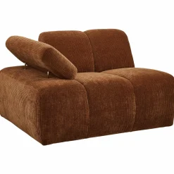 WOOOD Mojo 1-zits element arm links ribstof Roestbruin