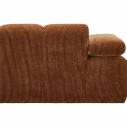 WOOOD Mojo 1-zits element arm links ribstof Roestbruin