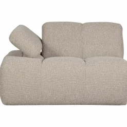 WOOOD Mojo 1-zits element arm links bouclé Beige melange