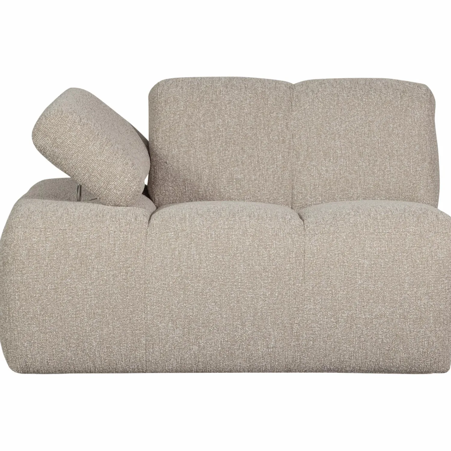 WOOOD Mojo 1-zits element arm links bouclé Beige melange