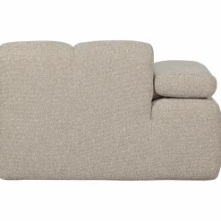 WOOOD Mojo 1-zits element arm links bouclé Beige melange