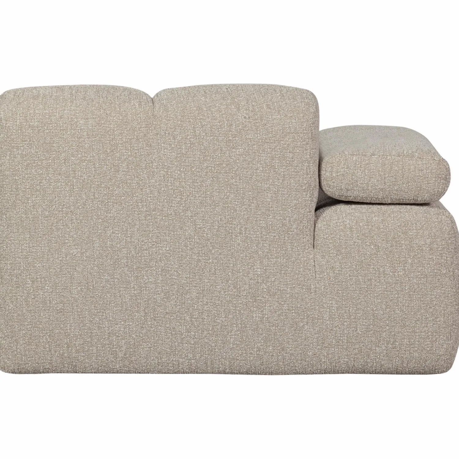 WOOOD Mojo 1-zits element arm links bouclé Beige melange