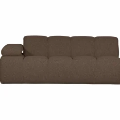 Best WOOOD Mojo 2-zits element arm links bouclé Bruin melange