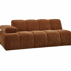 Best WOOOD Mojo 2-zits element arm links ribstof Roestbruin