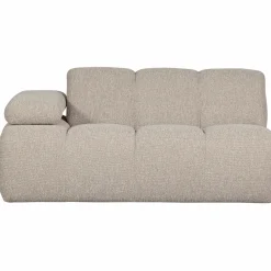 Clearance WOOOD Mojo 1,5-zits element arm links bouclé Beige melange