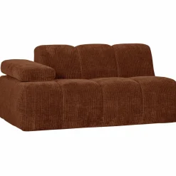 New WOOOD Mojo 1,5-zits element arm links ribstof Roestbruin