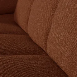Outlet WOOOD Mojo 2-zits element arm links bouclé Roestbruin melange