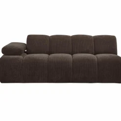 Online WOOOD Mojo 2-zits element arm links ribstof Bruin