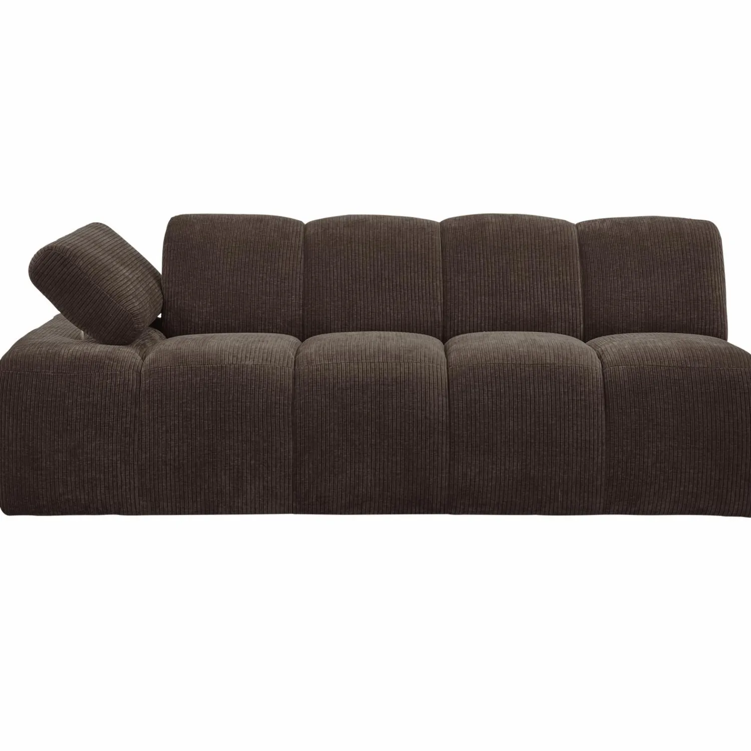 Online WOOOD Mojo 2-zits element arm links ribstof Bruin