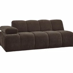 Online WOOOD Mojo 2-zits element arm links ribstof Bruin