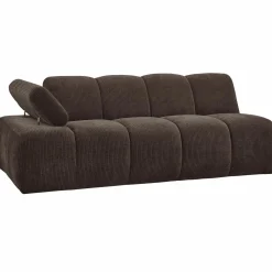 Online WOOOD Mojo 2-zits element arm links ribstof Bruin