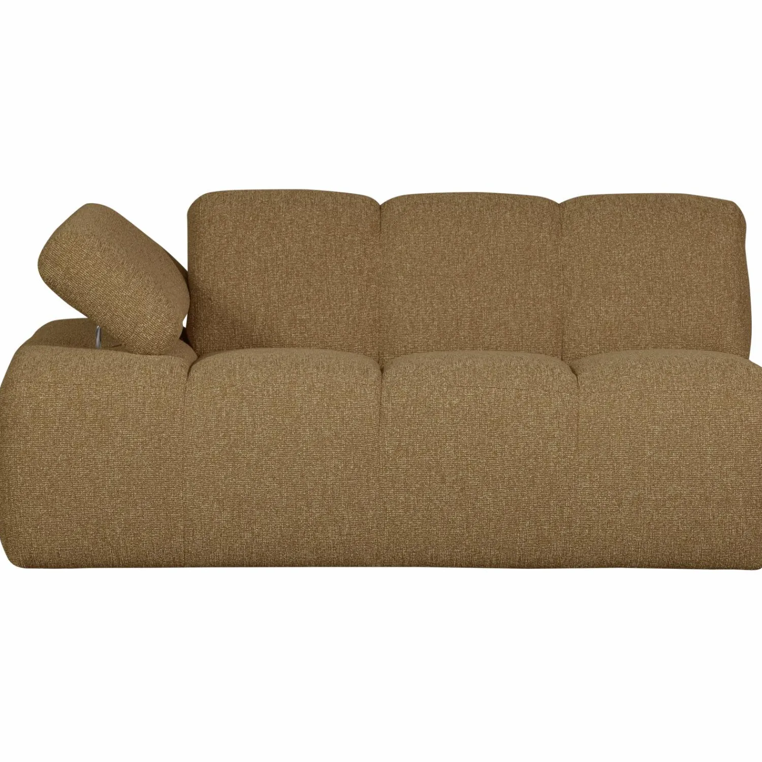 Best WOOOD Mojo 1,5-zits element arm links bouclé Geel/bruin melange