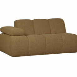 Best WOOOD Mojo 1,5-zits element arm links bouclé Geel/bruin melange