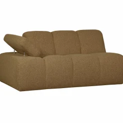 Best WOOOD Mojo 1,5-zits element arm links bouclé Geel/bruin melange